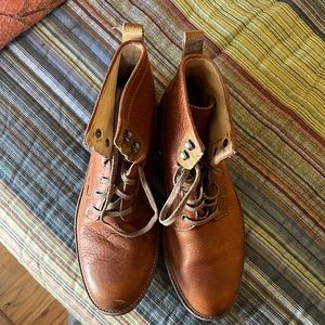 UGG Selwood Leather Combat Boots 8.5